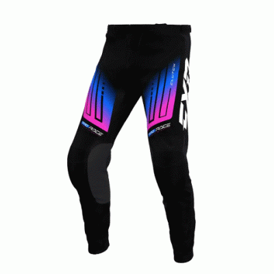 Παντελόνι μηχανής motocross FXR CLUTCH MX25 BLACK BLUE PINK 